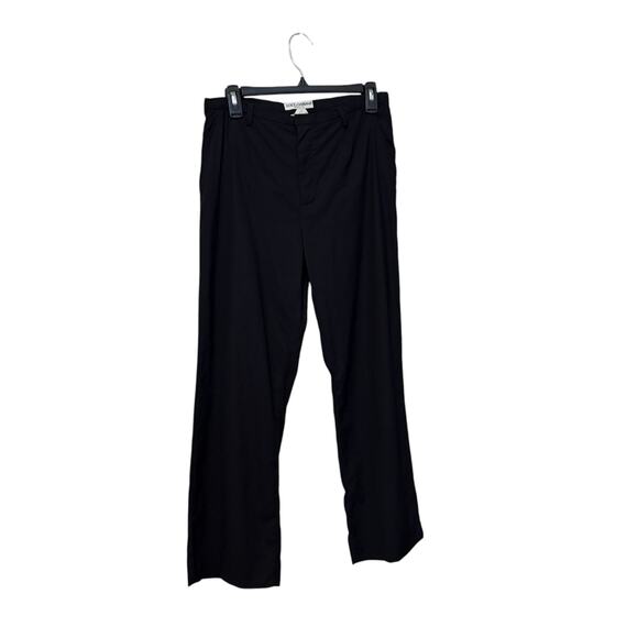 Dolce & Gabbana Black Wool Straight Trouser Pants Size 42 - Picture 1 of 4